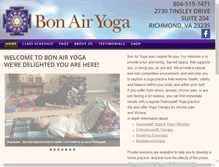 Tablet Screenshot of bonairyoga.com